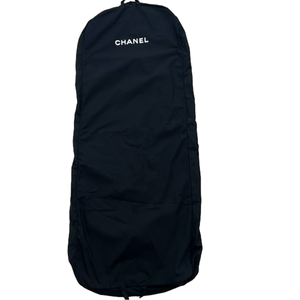 Authentic Black Canvas CHANEL Garment Travel Bag
